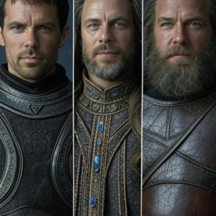 Zbiór kinowych portretów bohaterów Dragonheir: Silent Gods