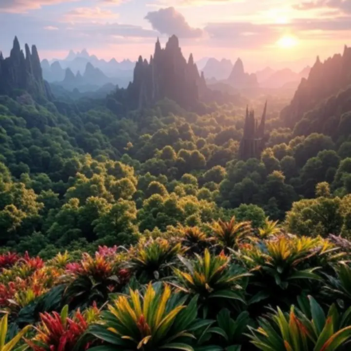 Epicka panorama świata Dragonheir: Silent Gods